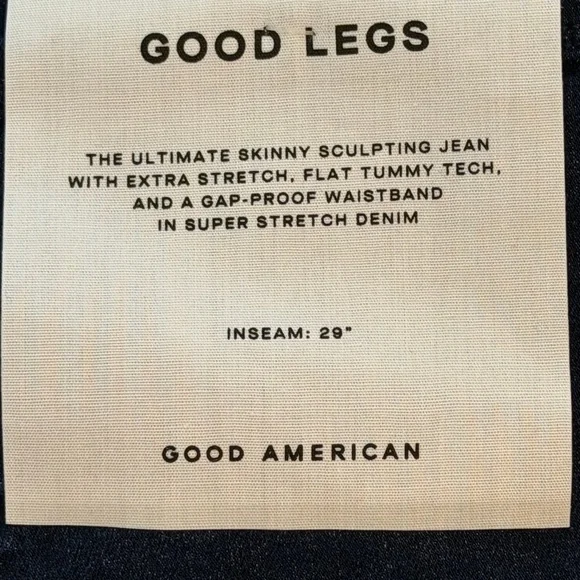 Good American Women’s Size 15 Sculpting Dark Denim Jeans - Picture 4 of 11